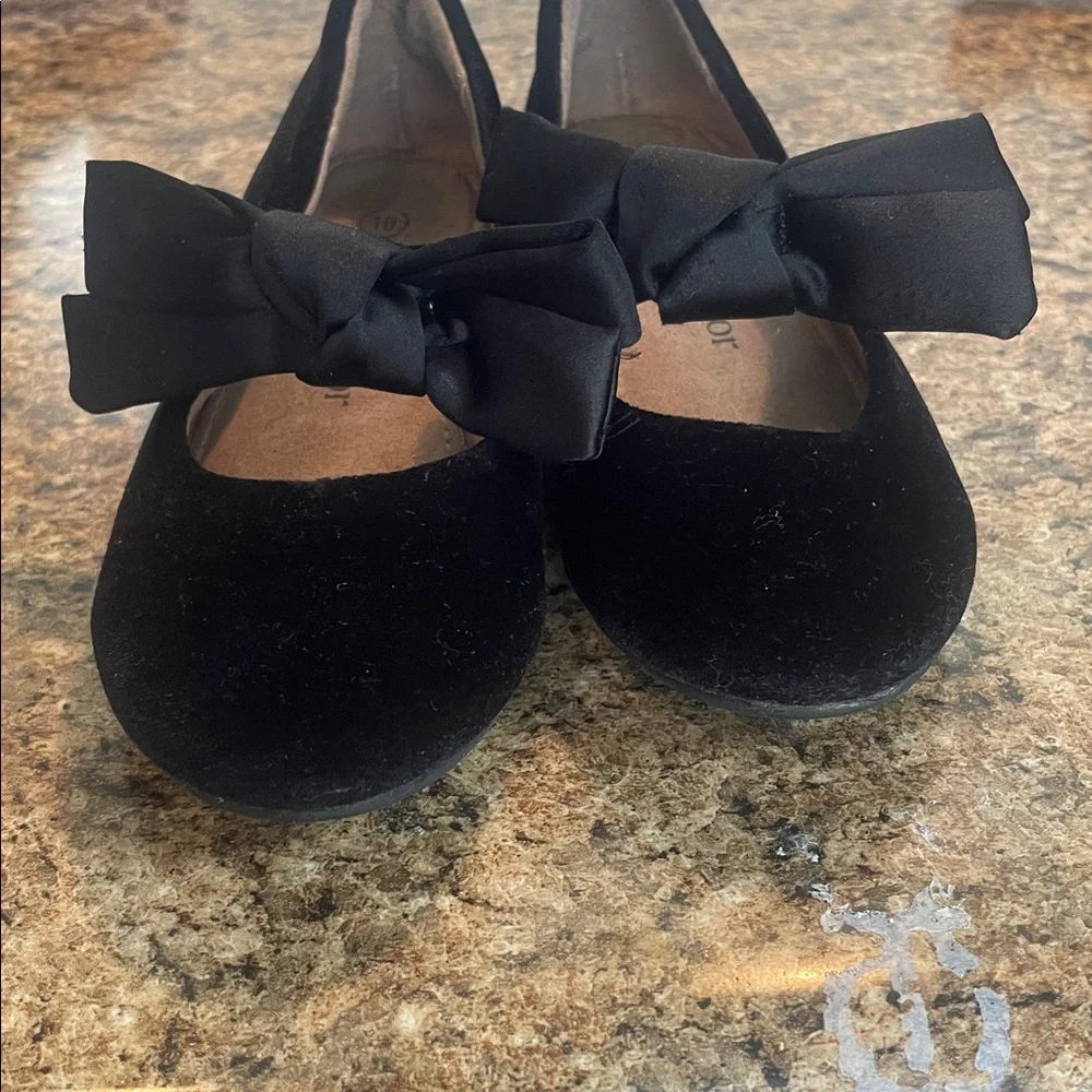 Black Bow Mary Jane Flats